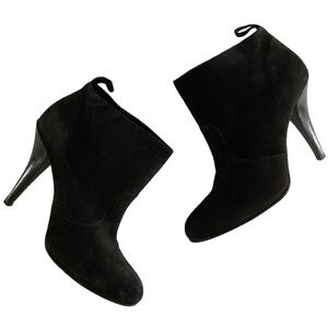 Robert Clergerie Black Suede Ankle Boots